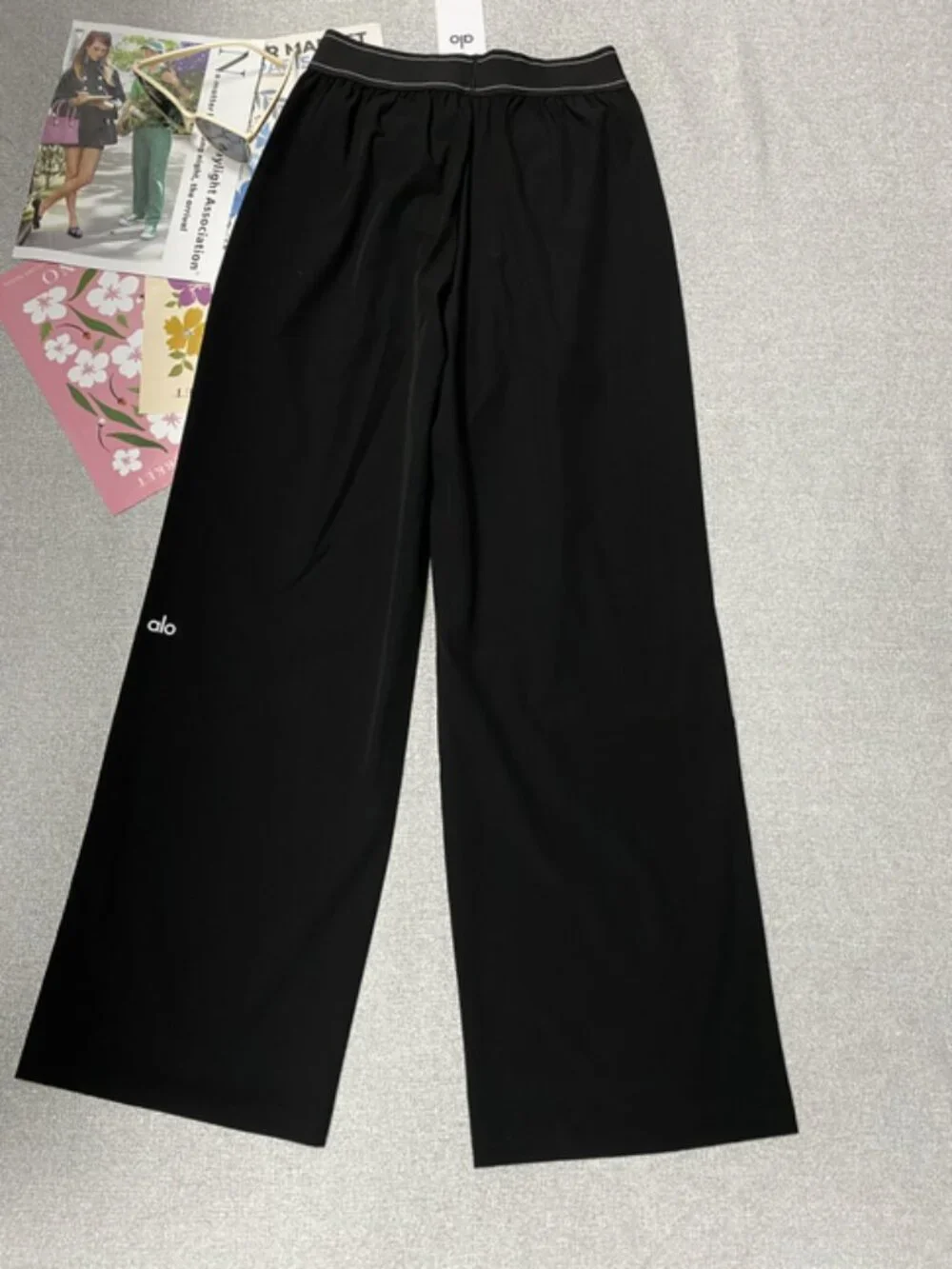 Black🤫ALO Yoga Suit Up ‍Wide Trouser💂‍♀️Versatile 30” Inseam NWT